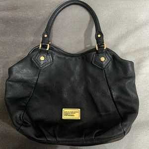 Marc Jacobs black leather shoulder bag